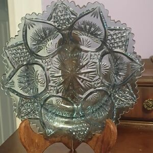 Vintage Fenton Glass Regency Pattern Ashtray